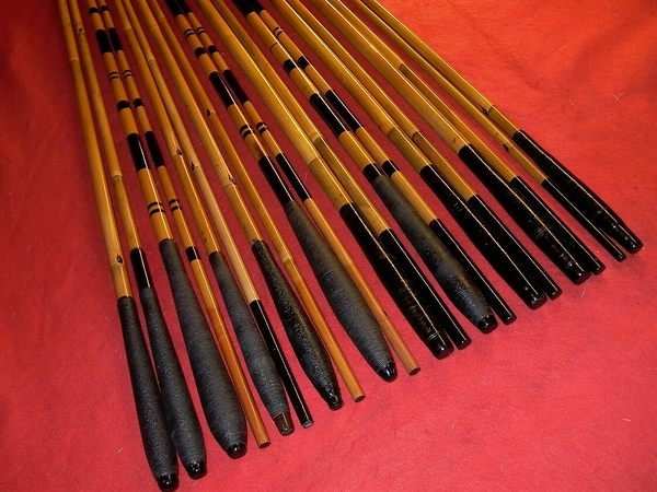 日本製收藏品紀州へら竹竿竿師手做8尺10尺11尺12尺13尺14尺並繼和竿土 