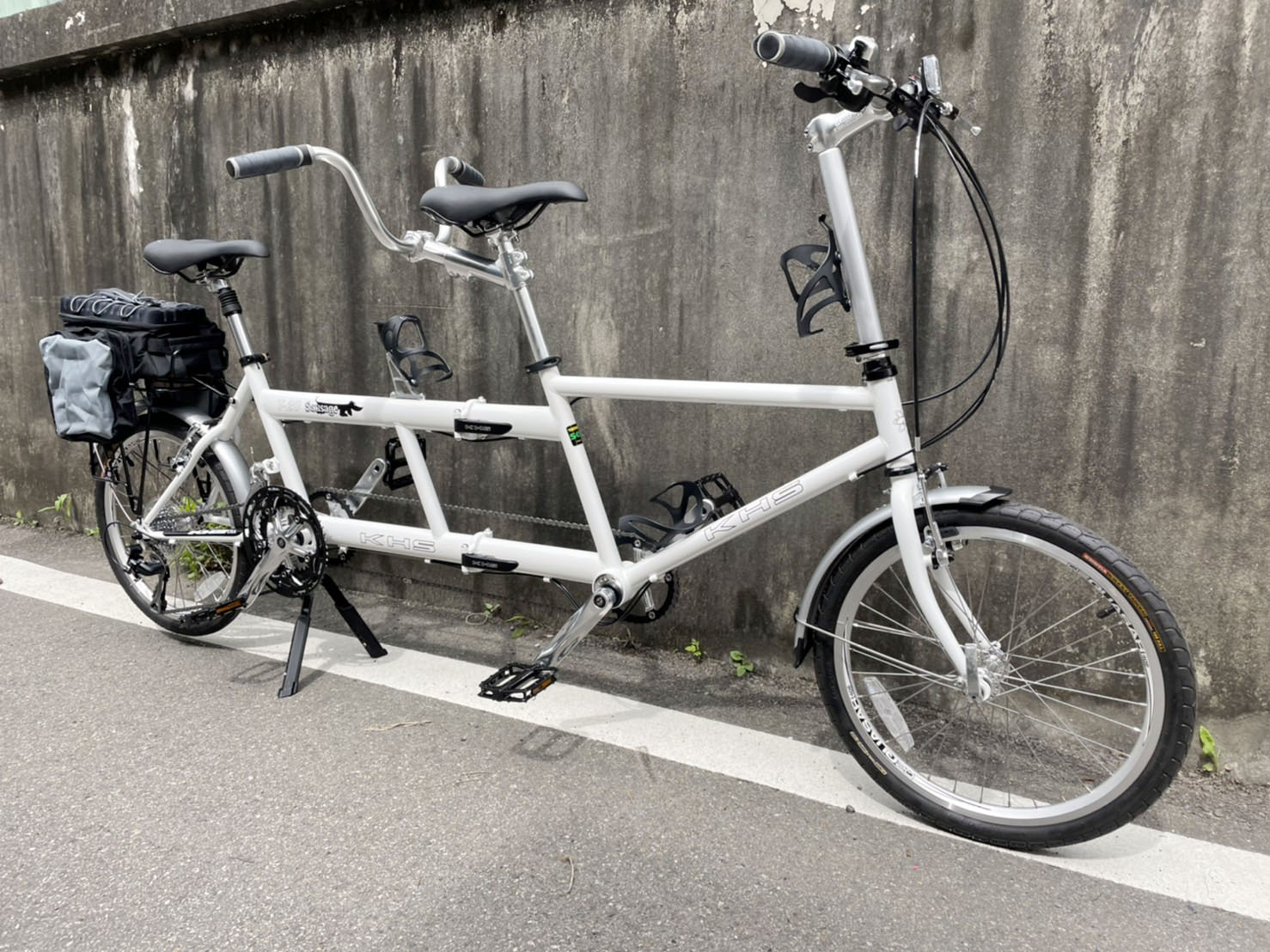 ~騎車趣~全新KHS摺疊雙人協力車27段變速