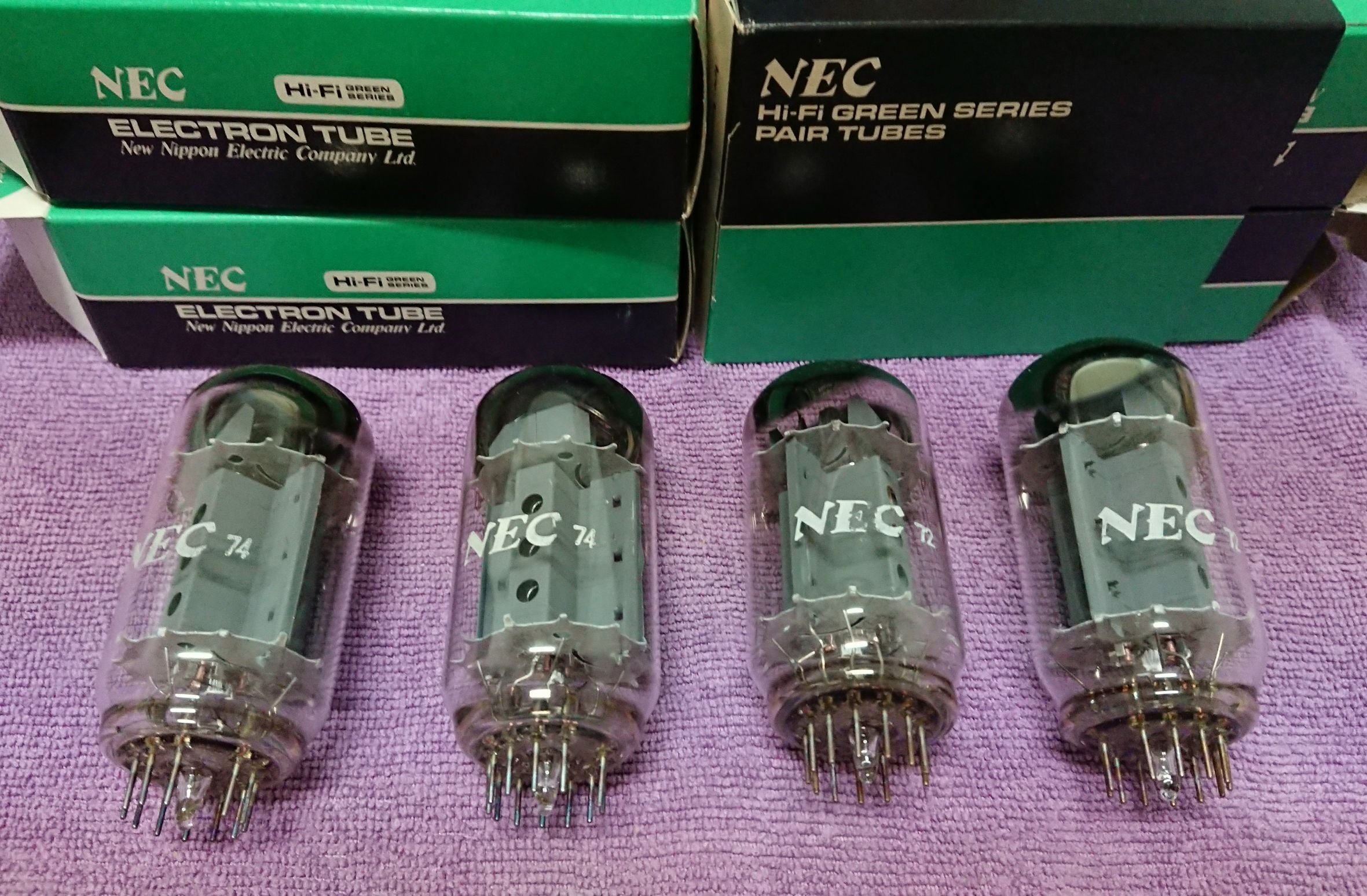 NEC Green Series 真空管 50C-A10 ２点 - オーディオ機器