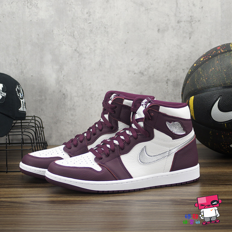 球鞋補習班NIKE AIR JORDAN 1 HIGH OG BORDEAUX 酒紅波爾多男555088