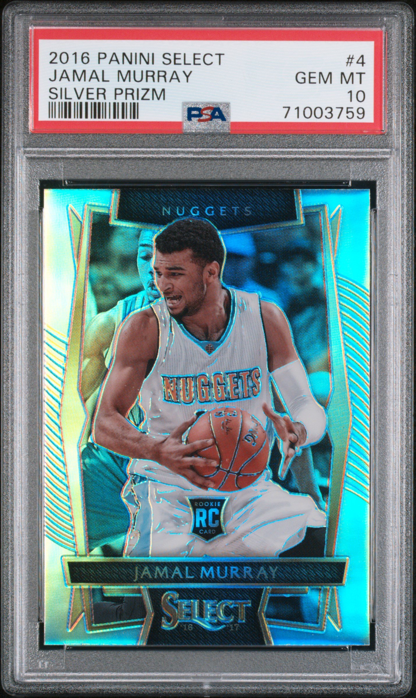 2016-17 Panini Select Jamal Murray Silver Prizm RC PSA10 | Yahoo