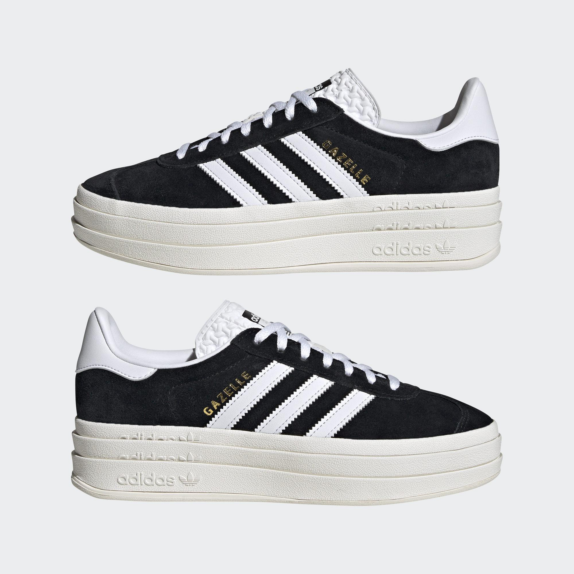 Luxury】預購Adidas Gazelle Bold 厚底HQ6912 HQ6893 堆疊解構女鞋奶油