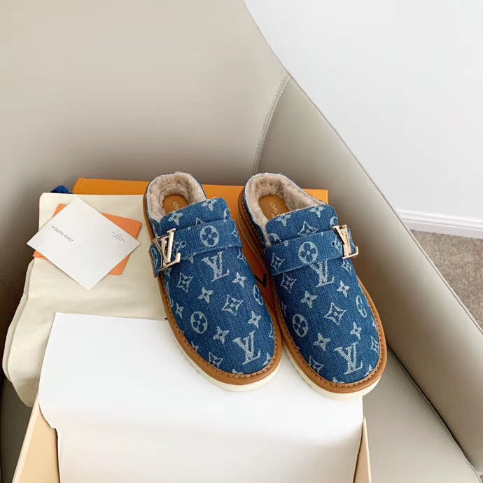 Louis Vuitton Cosy Mule Monogram Denim Men's - 1A81GB - US