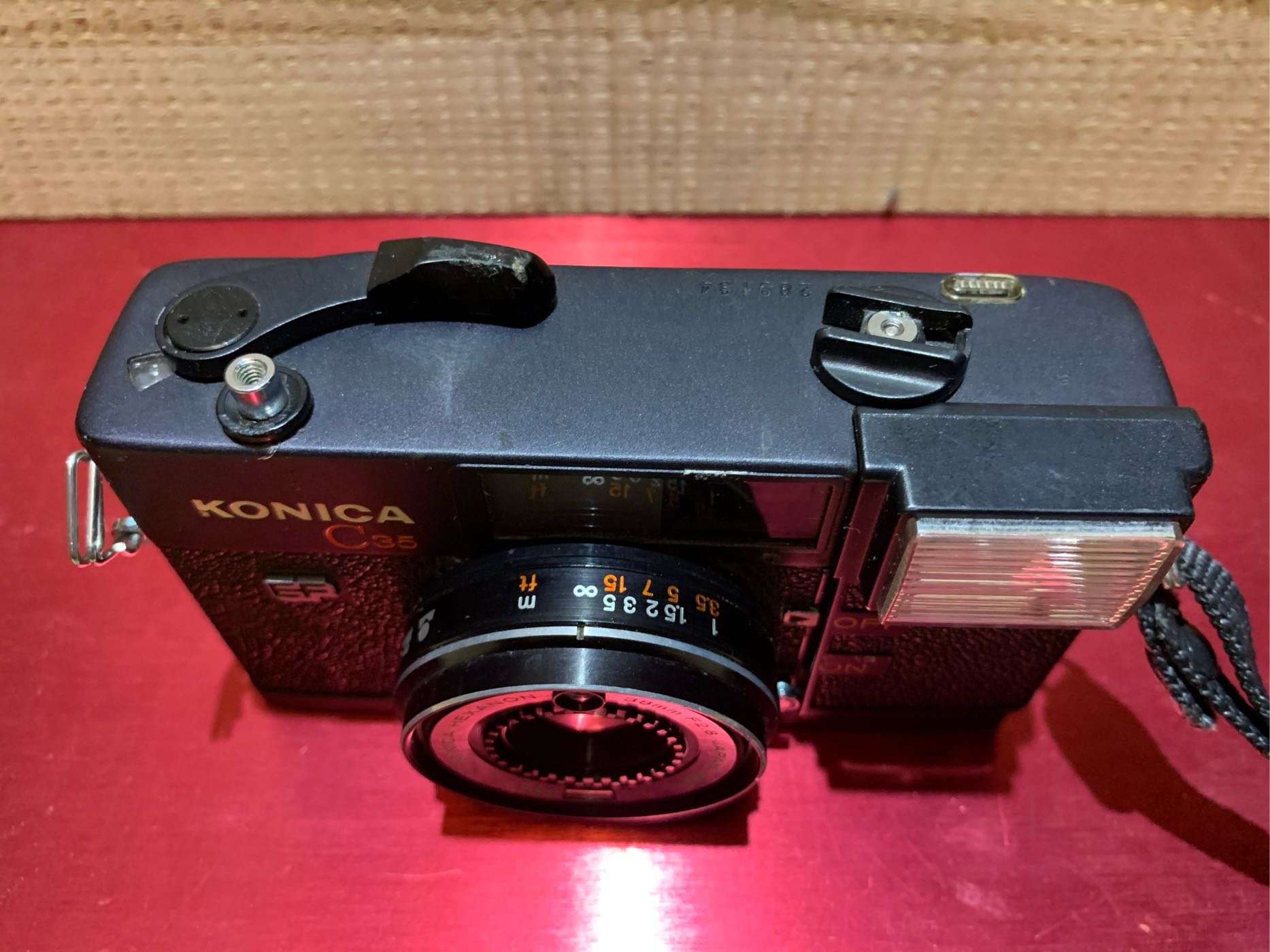 KONICA C35 EF底片相機KONICA C35 EF零件機底片型照相機底片相機傻瓜