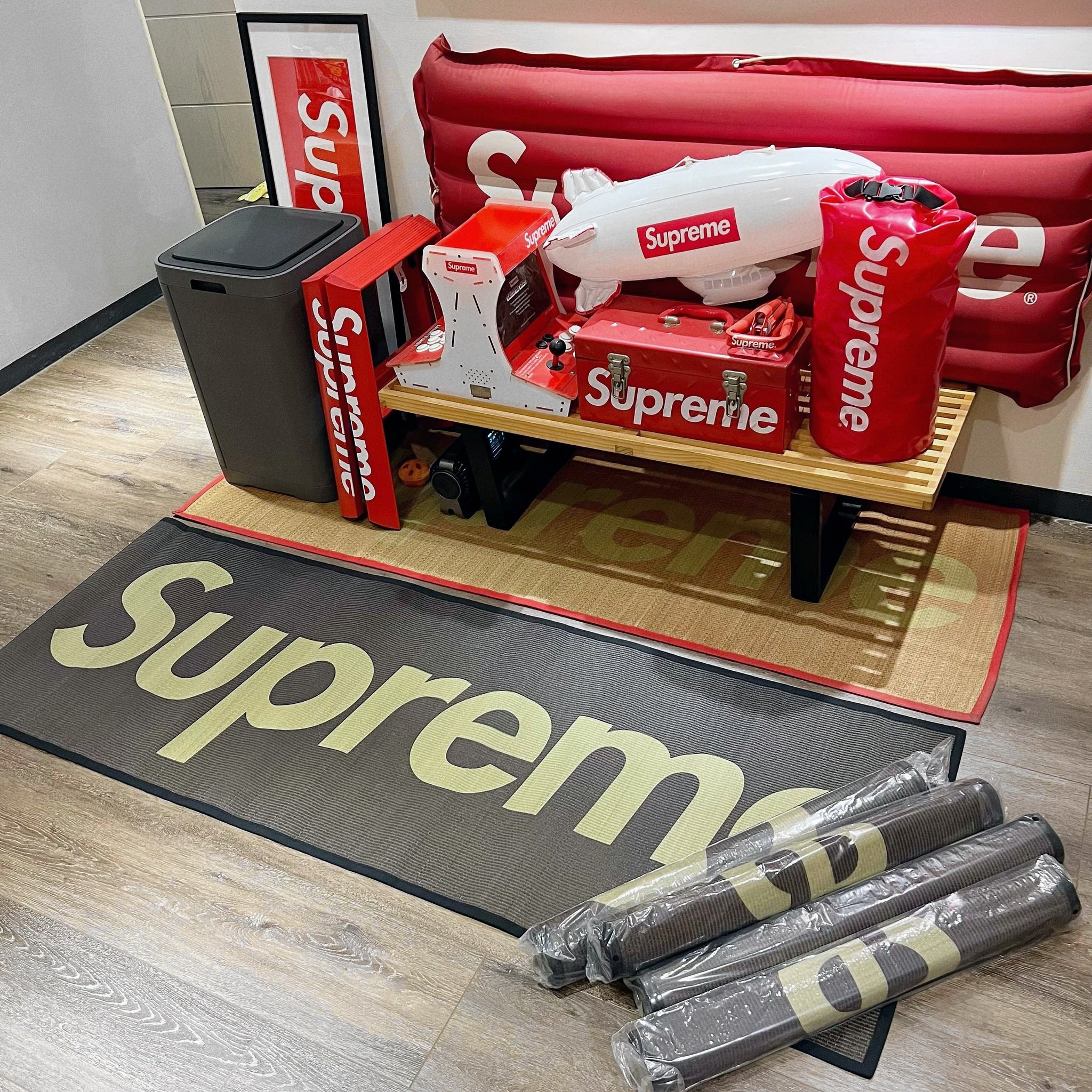 希望商店】Supreme Woven Straw Mats 20SS 天然日式編織草蓆涼蓆地墊