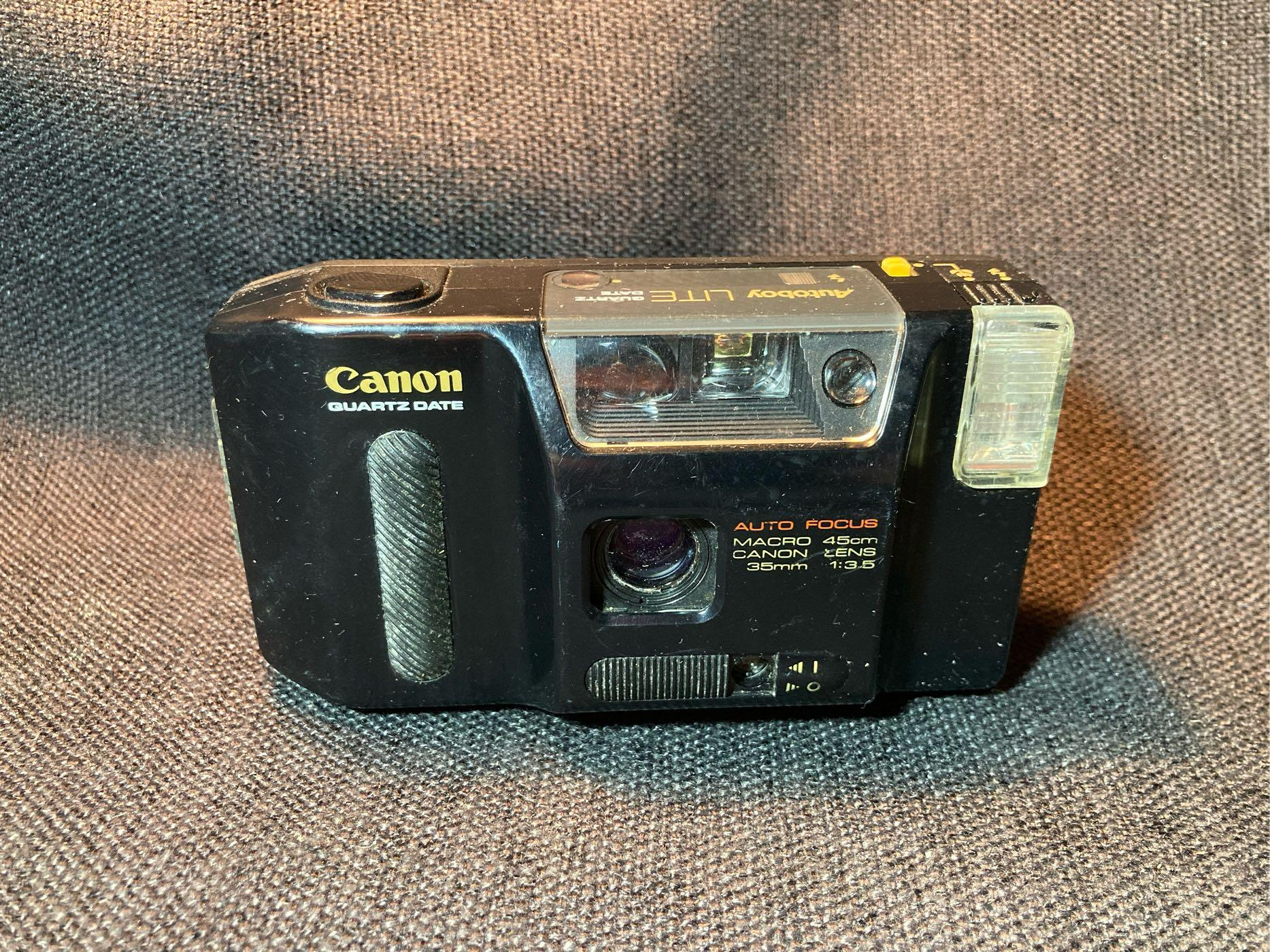 Canon AUTOBOY LITE QUARTZ DATE 相機無法使用當零件機出售