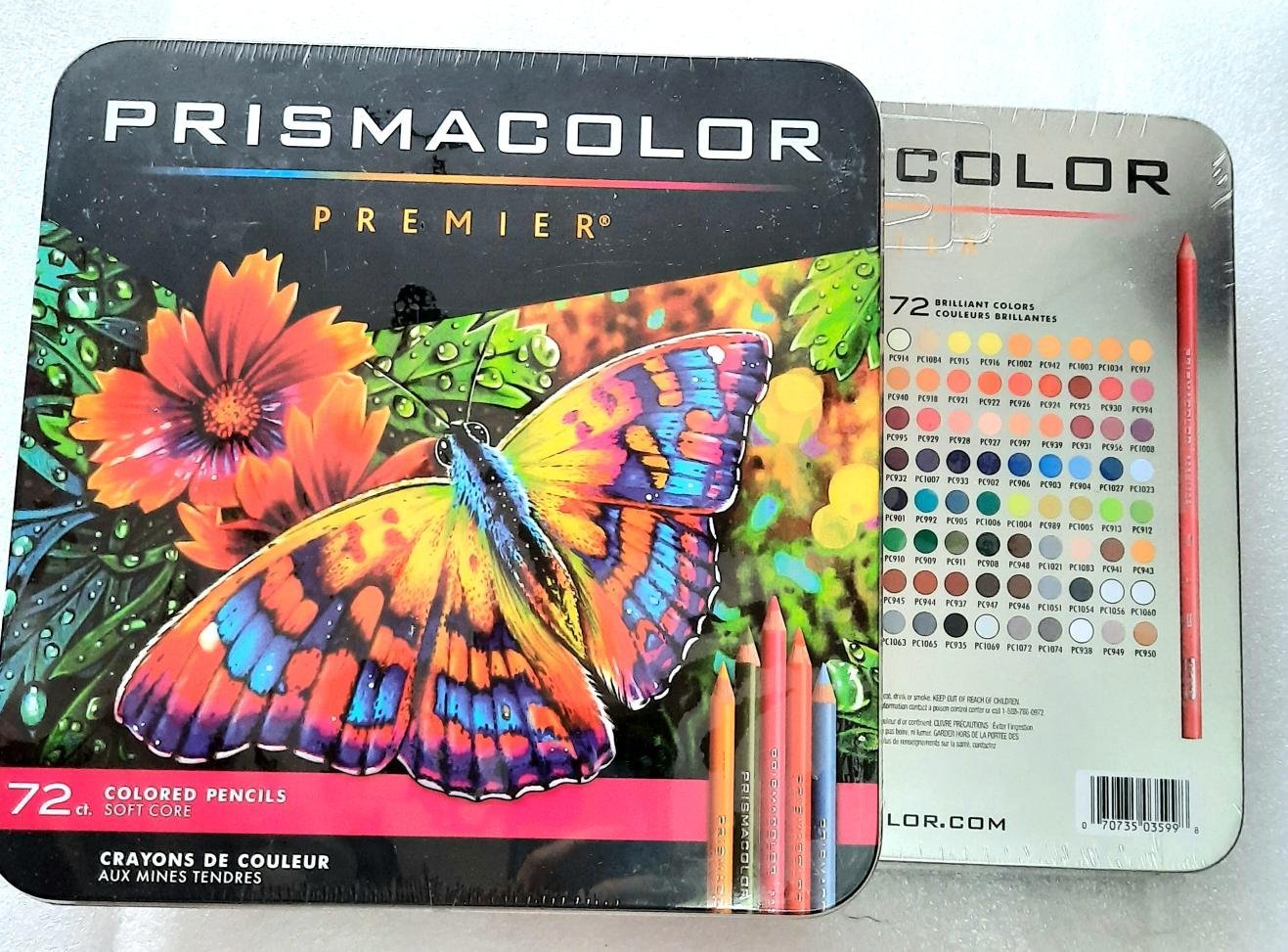 蝴蝶新包裝美國Prismacolor 油性色鉛筆72色~《三盒》贈小禮物| Yahoo