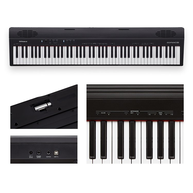 【金聲樂器】Roland GO PIANO 88 電鋼琴 附原廠琴袋 (GO-88P) 88鍵 數位鋼琴