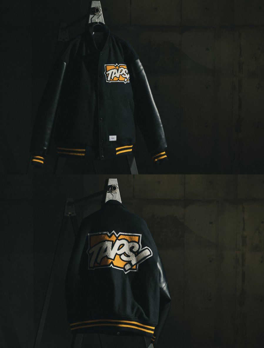 在庫品/即発送 WTAPS MELTON TOON LOGO VARSITY JACKET - ジャケット ...