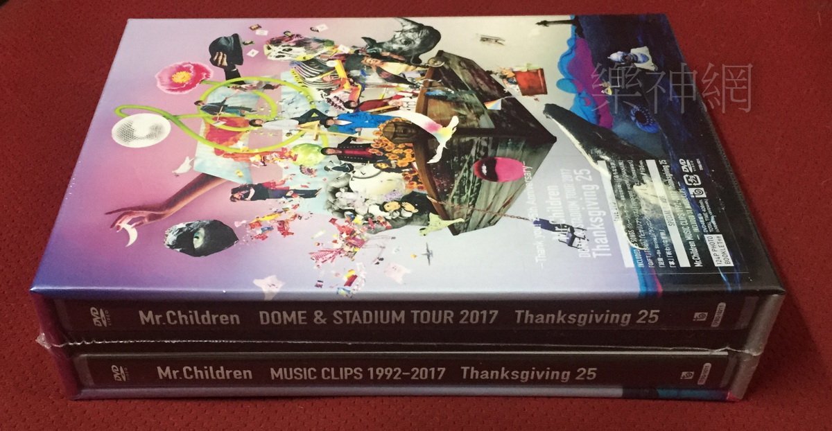 Mr. Children DOME & STADIUM TOUR 2017 Thanksgiving 日版4 DVD