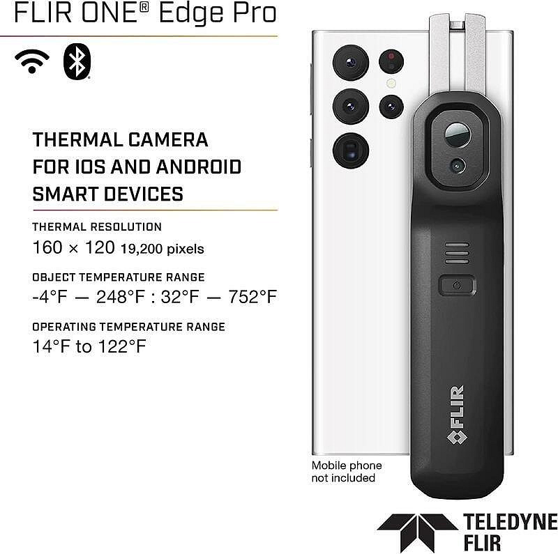 最新無線分離式iPhone Android iPad※台北快貨※FLIR One Edge Pro專業版熱像儀 熱顯儀