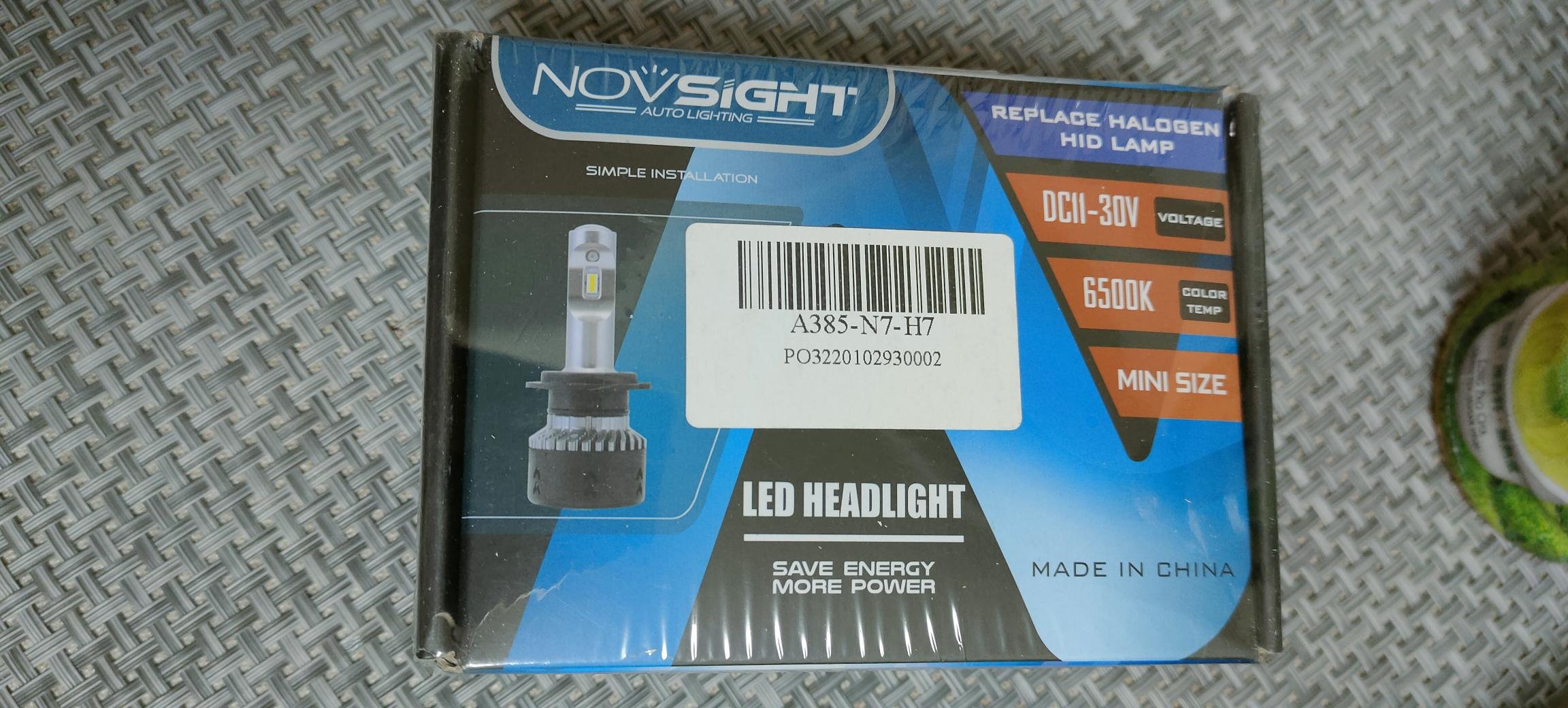 6500k  NOVSIGHT  h7  h11  Led  高瓦 亮白 35W 大燈 霧燈 Osram Philips