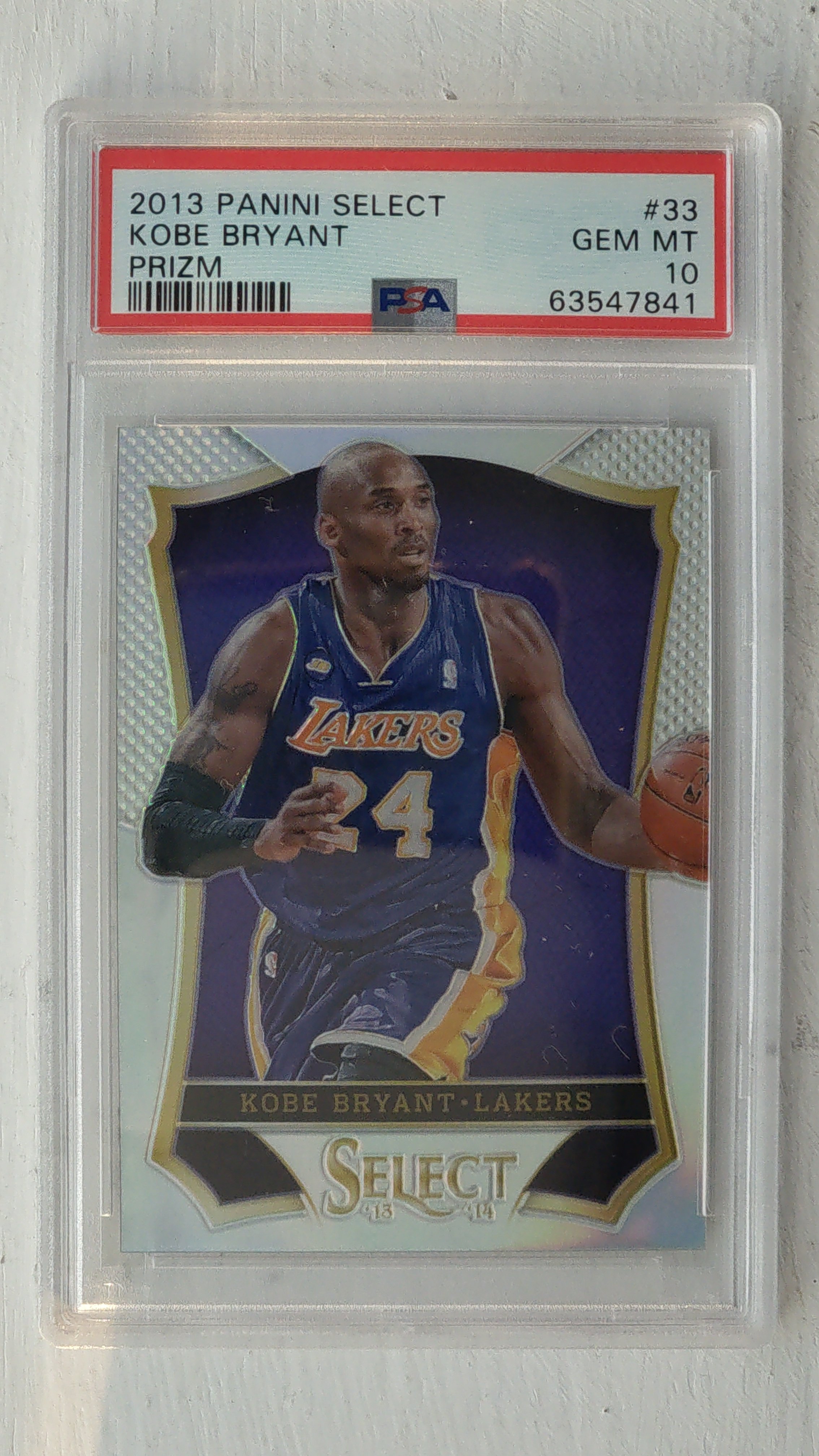 2013-14 Select Prizms #33 Kobe Bryant PSA10 | Yahoo奇摩拍賣