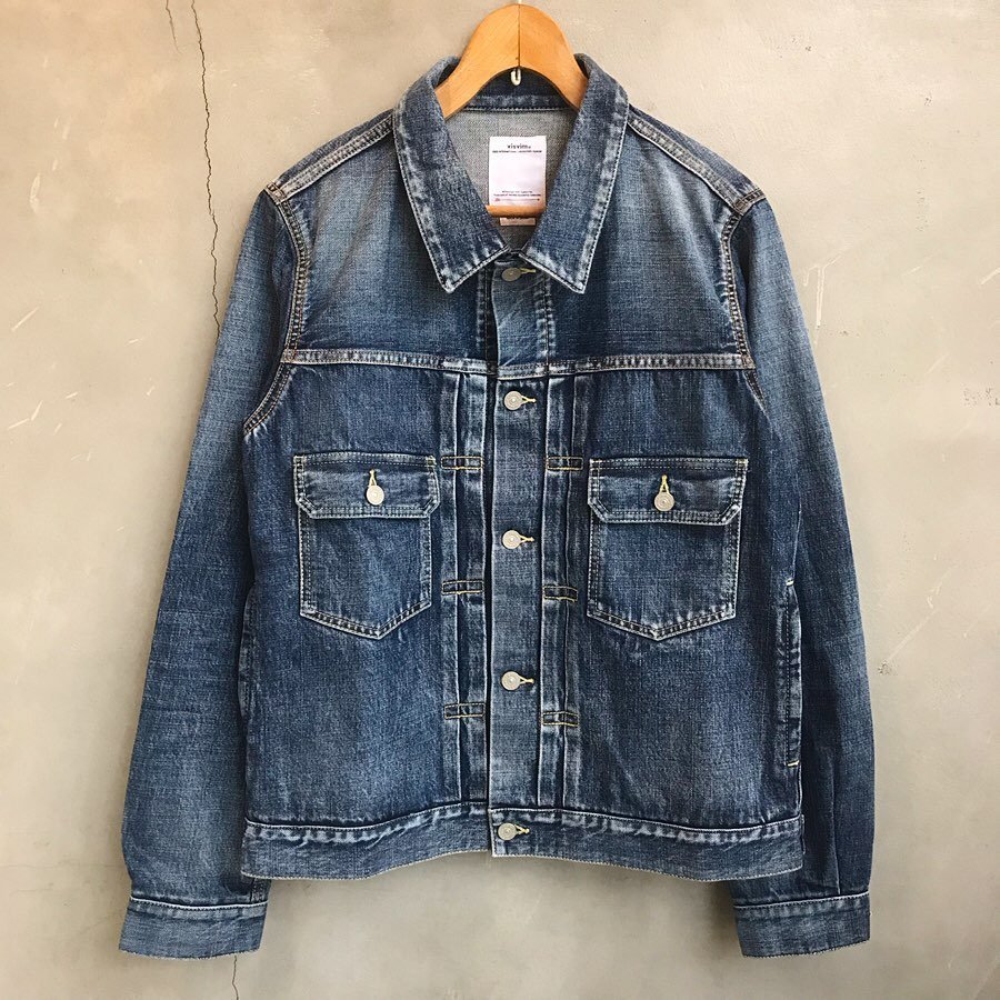 日貨代購CITY】VISVIM SS 101 JKT DAMAGED 牛仔外套 藍色 余文樂 經典