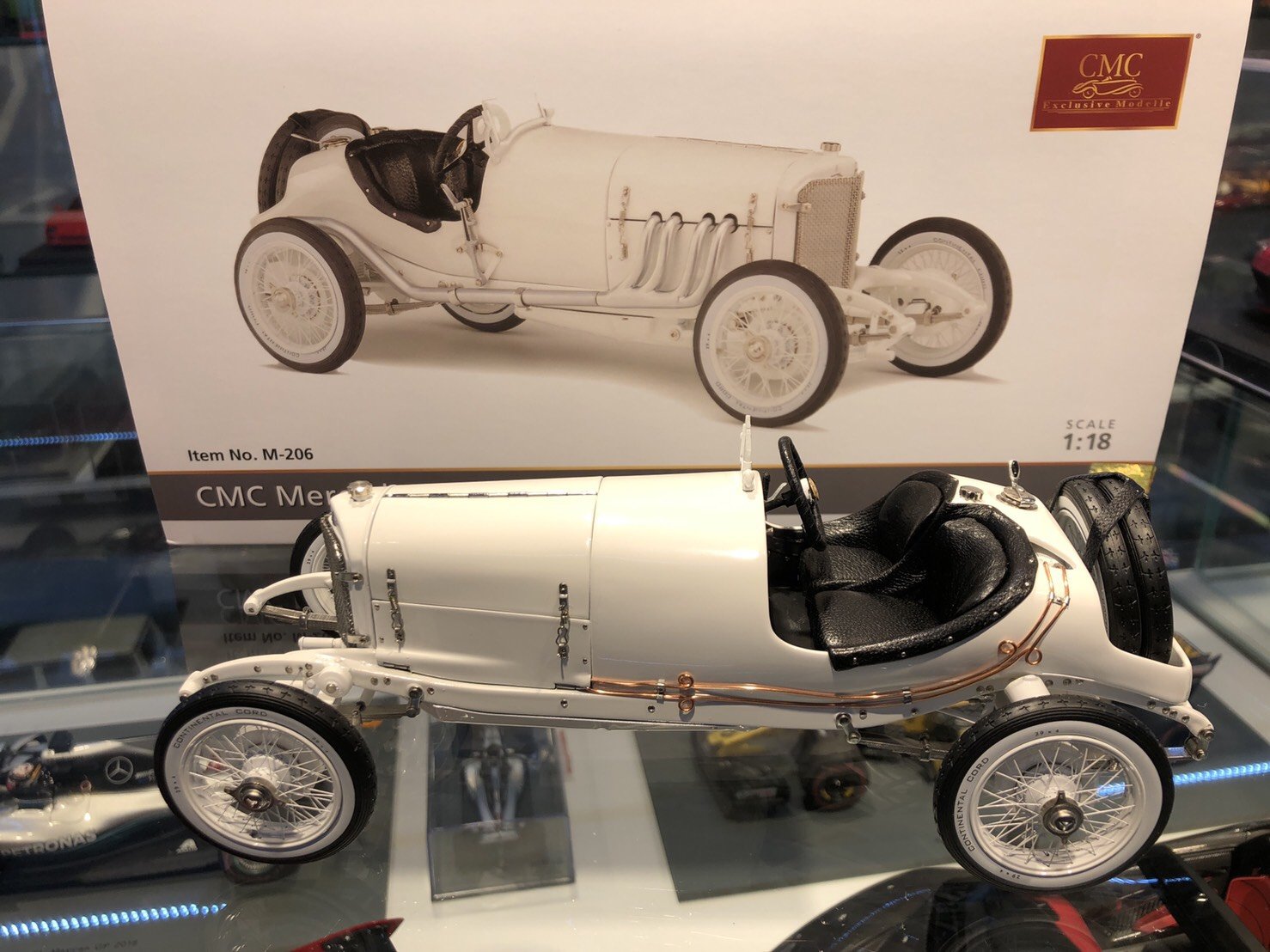 吉華科技@CMC M-206 Mercedes-Benz Targa Florio 1924 白色1/18