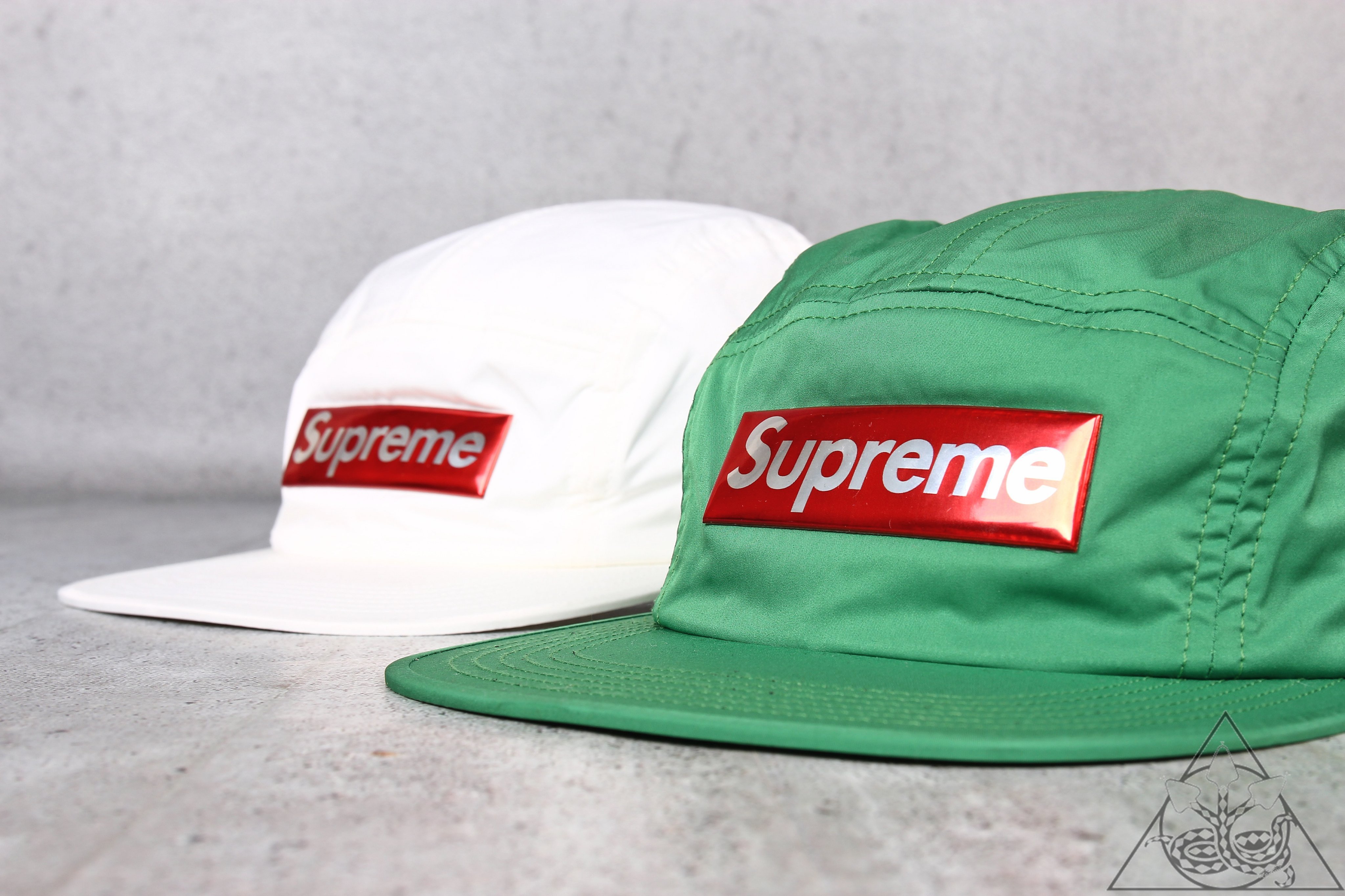 HYDRA】Supreme Liquid Metal Camp Cap 立體Box Logo 五分割【SUP131