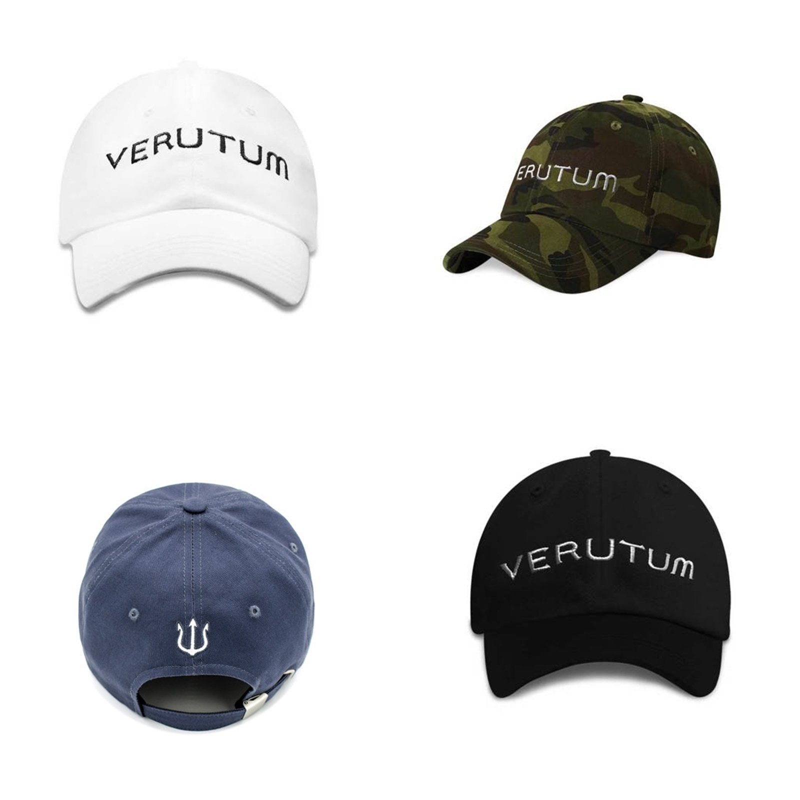 最新のデザイン Verutum 韓国 Cap Logo Script Cursive Big キャップ