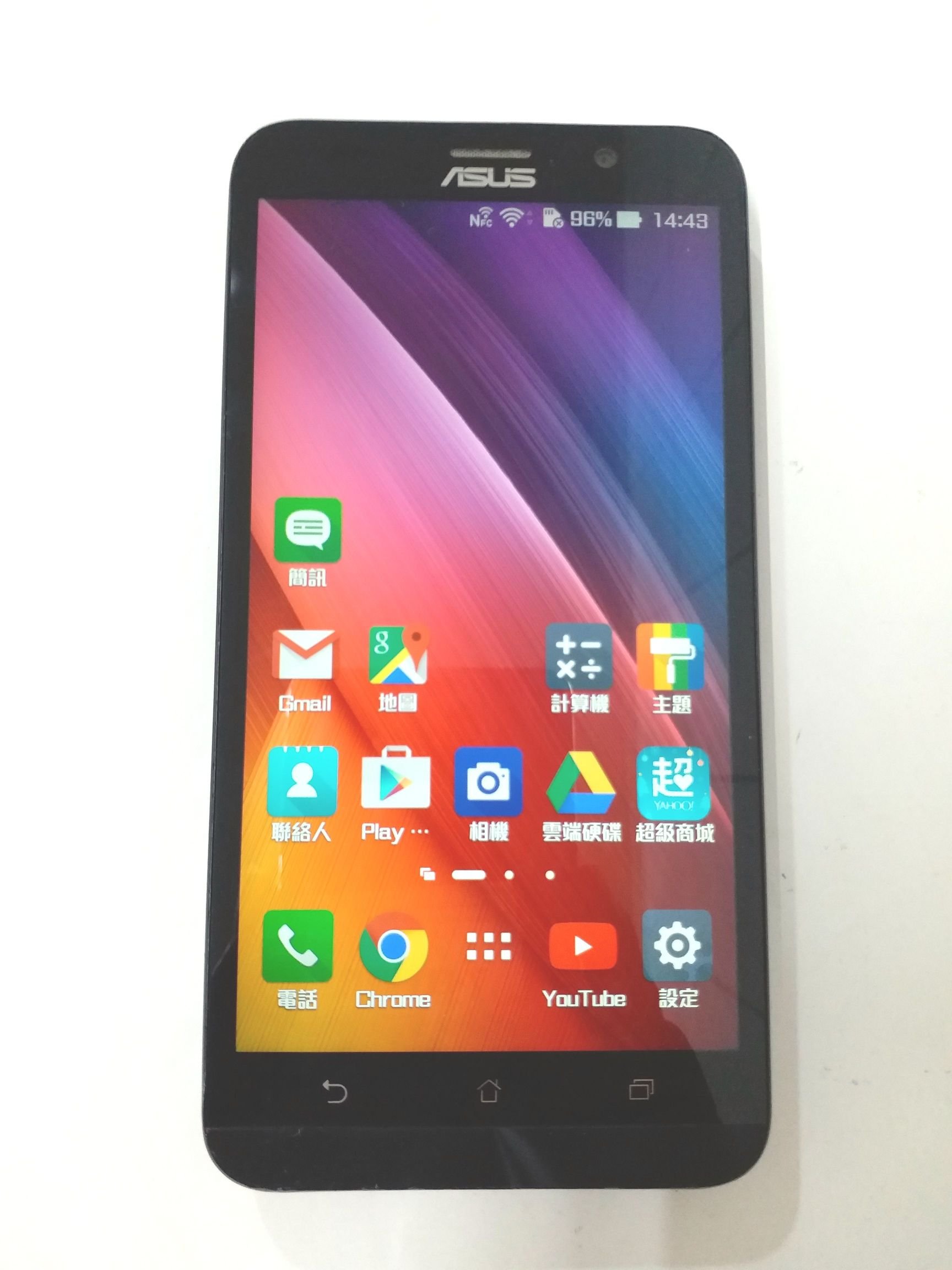 ASUS Zenfone 2 Deluxe ZE551ML 二手5.5吋(4G/64G) 九成五新藍晶色手機