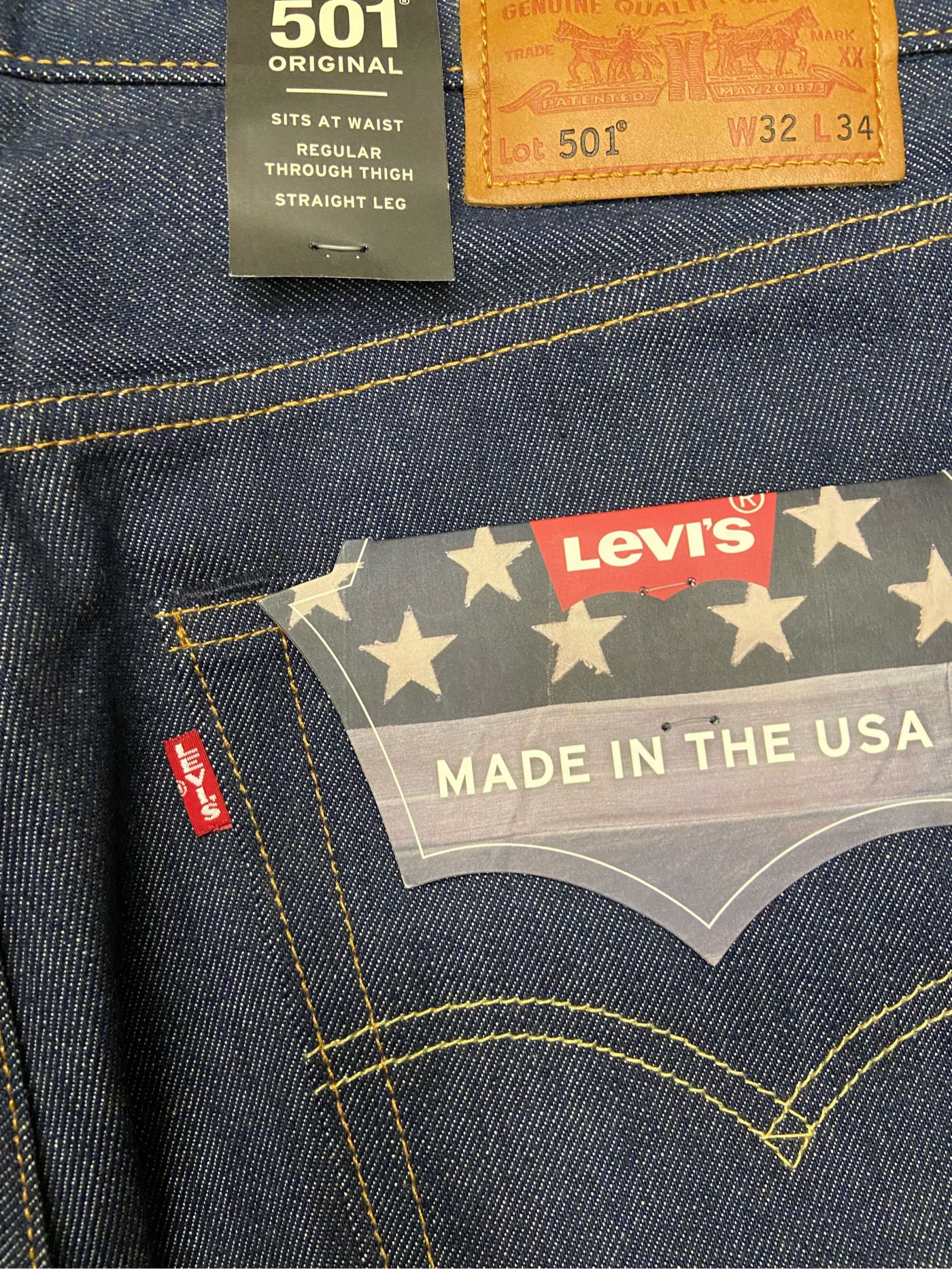 Levi´sリーバイス501XX 復刻USA製 バレンシアW30赤耳 BIG E-