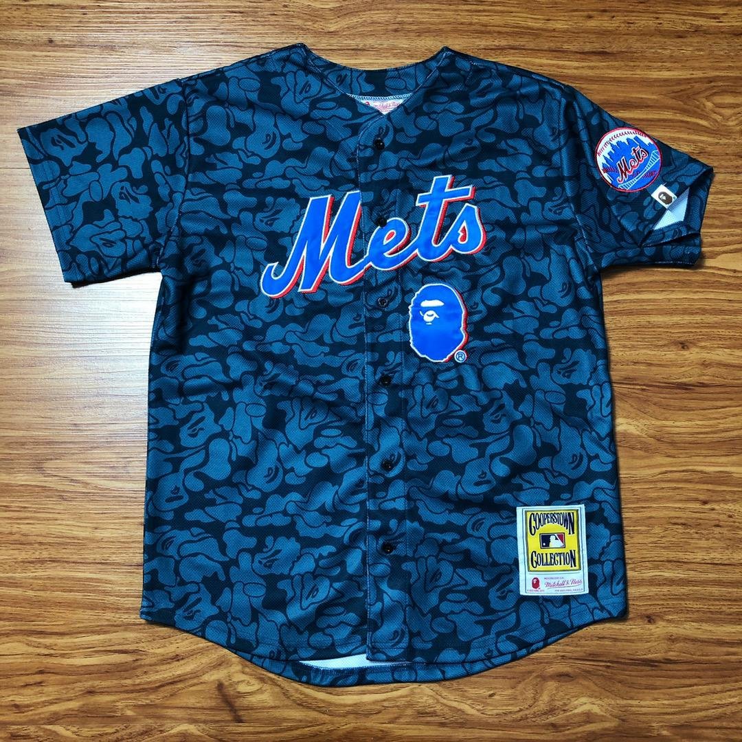 Bape Bape X Mitchell & Ness New York Mets Jersey