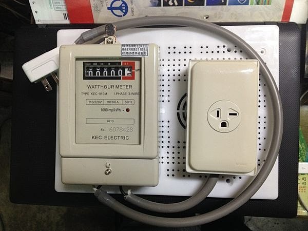 含稅《電料專賣》組裝 電子式 分電表 電錶 單相2線 單相二線 110v 或 220V 套房用 10-50A