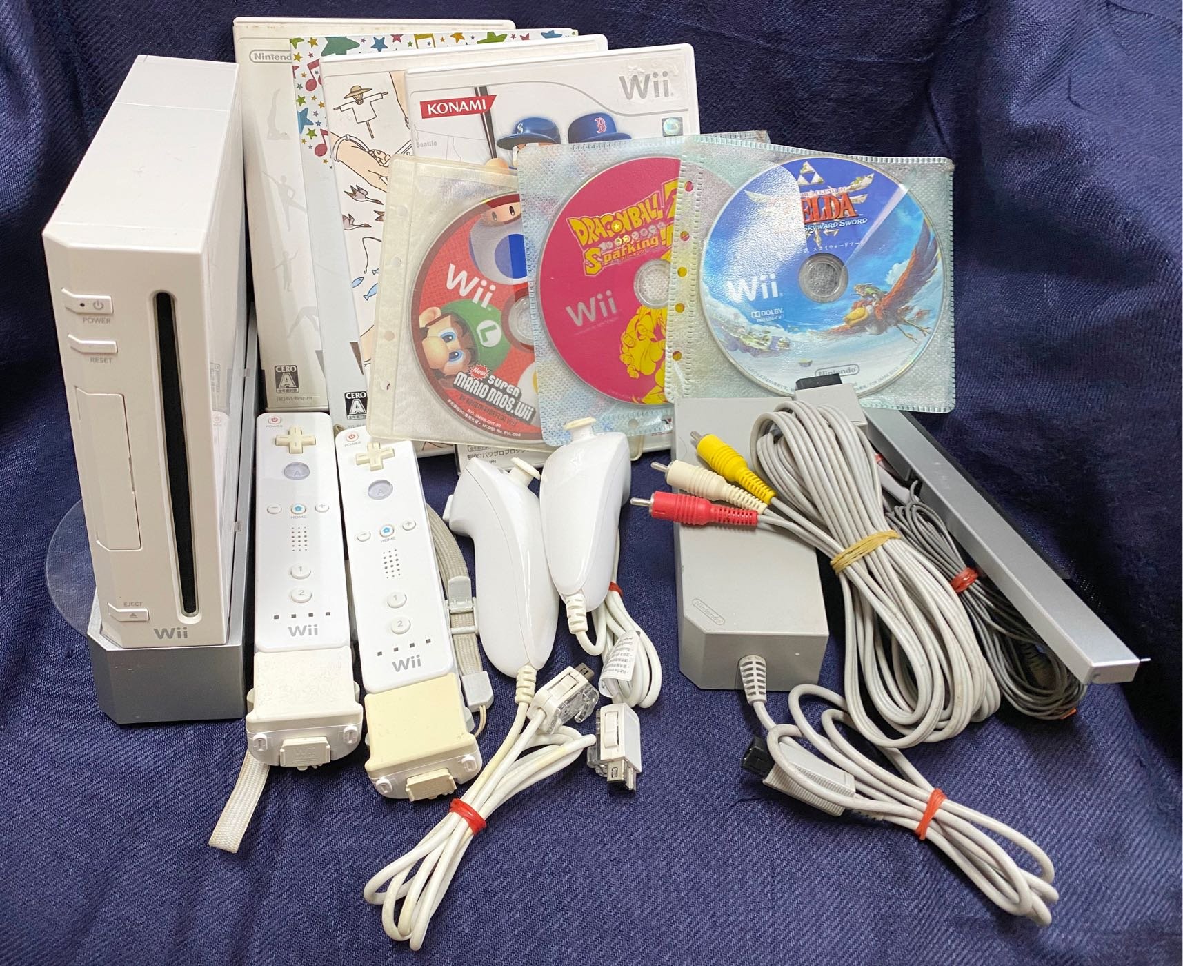 Nintendo Wii RVL-S-WD ソフト6本　fit 太鼓セット