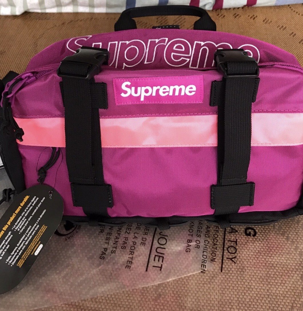 超搶手】全新正品2019 FW 秋冬Supreme Waist Bag 47代47TH 腰包防潑水