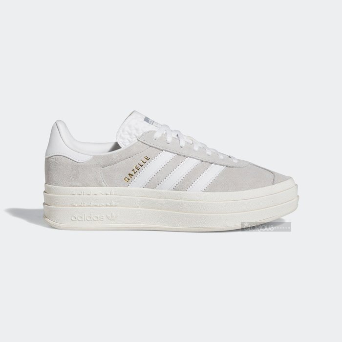 免運ADIDAS GAZELLE BOLD W 黑粉灰紅HQ6912 增高厚底麂皮運動鞋【GL