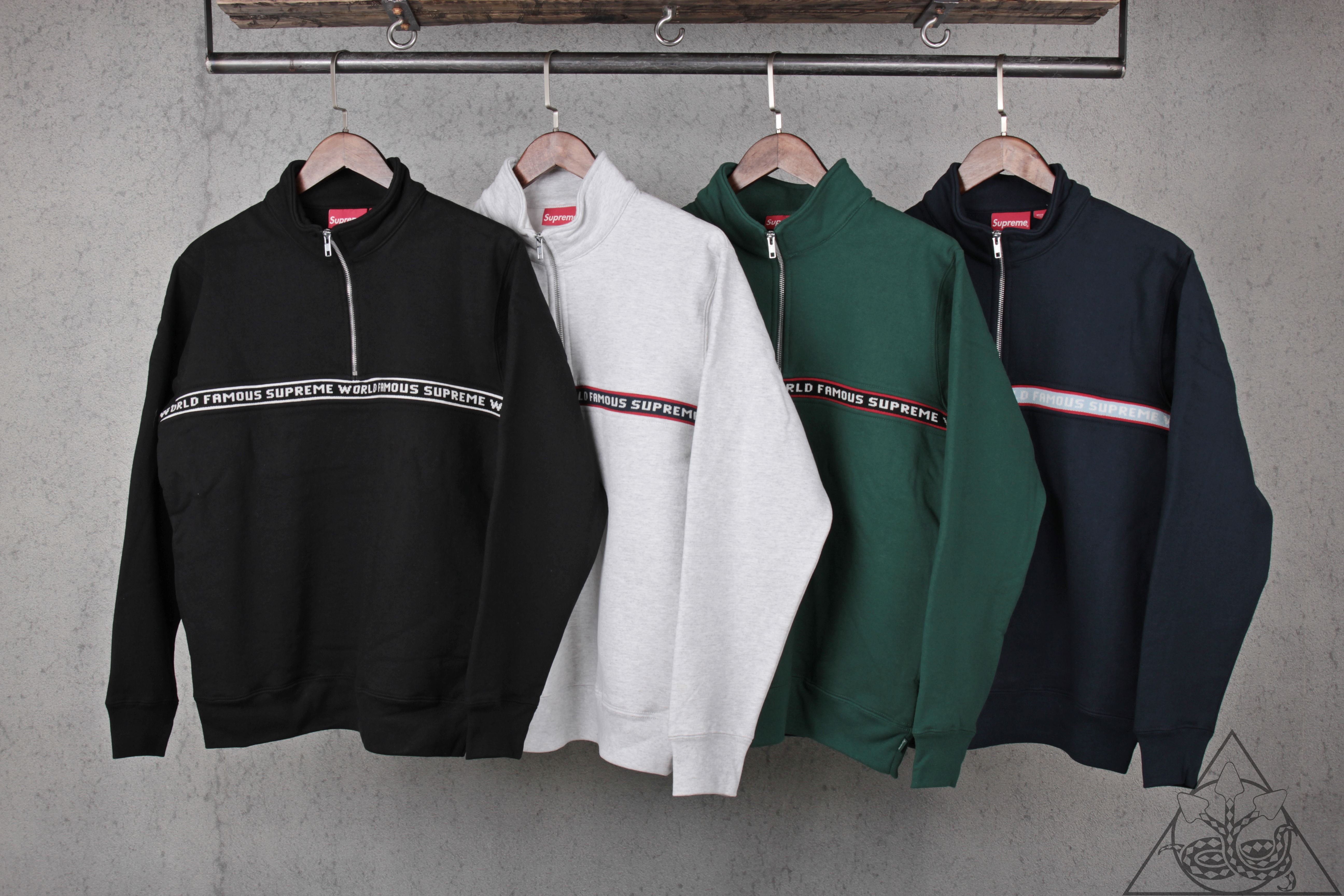 HYDRA】Supreme World Famous Half Zip Sweat 衛衣大學T 【SUP365