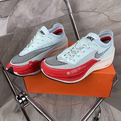 Nike ZoomX Vaporfly NEXT% 2 藍紅白輕量厚底跑步鞋CU4111-400 | Yahoo