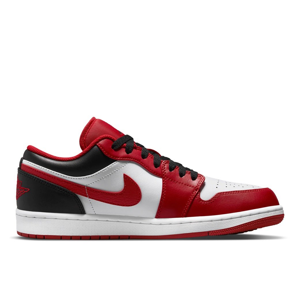 A-KAY0】NIKE AIR JORDAN 1 LOW CHICAGO BULLS 白紅黑【553558-163