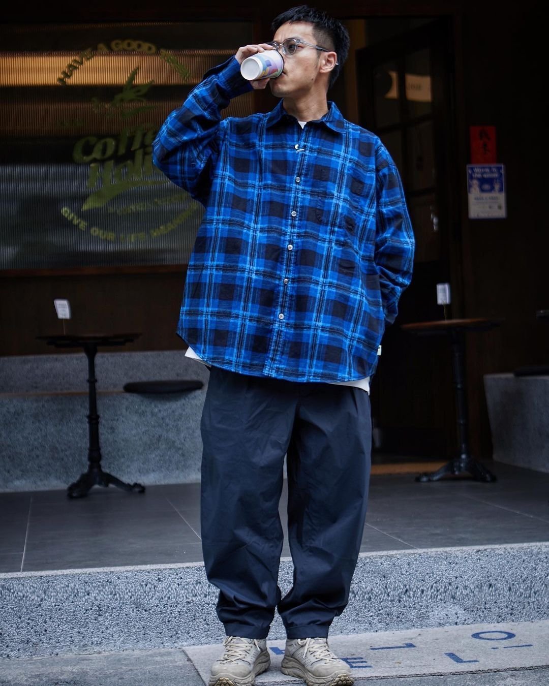 SSZ BEAMS BOOWIE PANTS 1 チェック 美品 21SS - パンツ