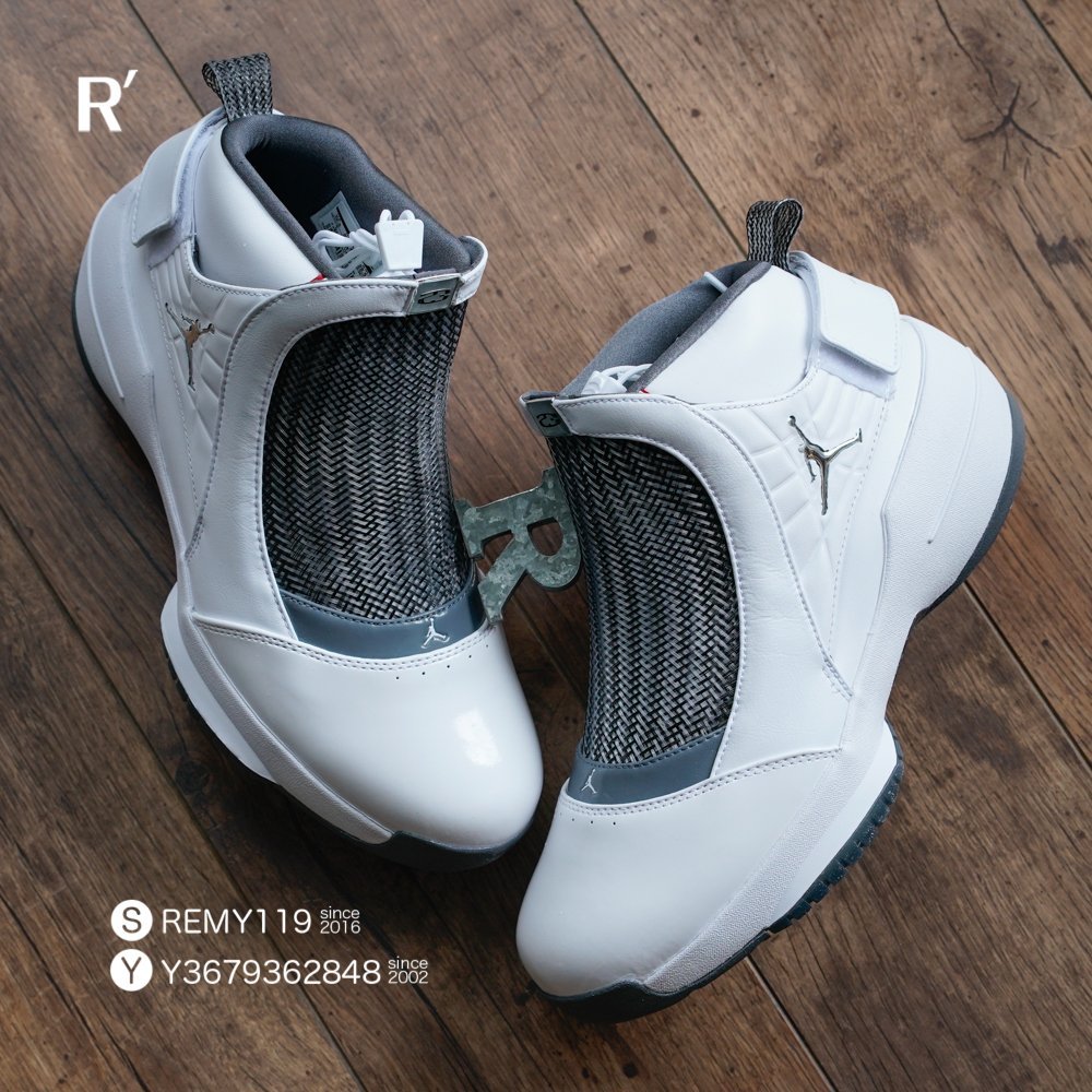 R代購 Air Jordan 19 XIX Retro MELO Flint Grey 白灰 AQ9213-100