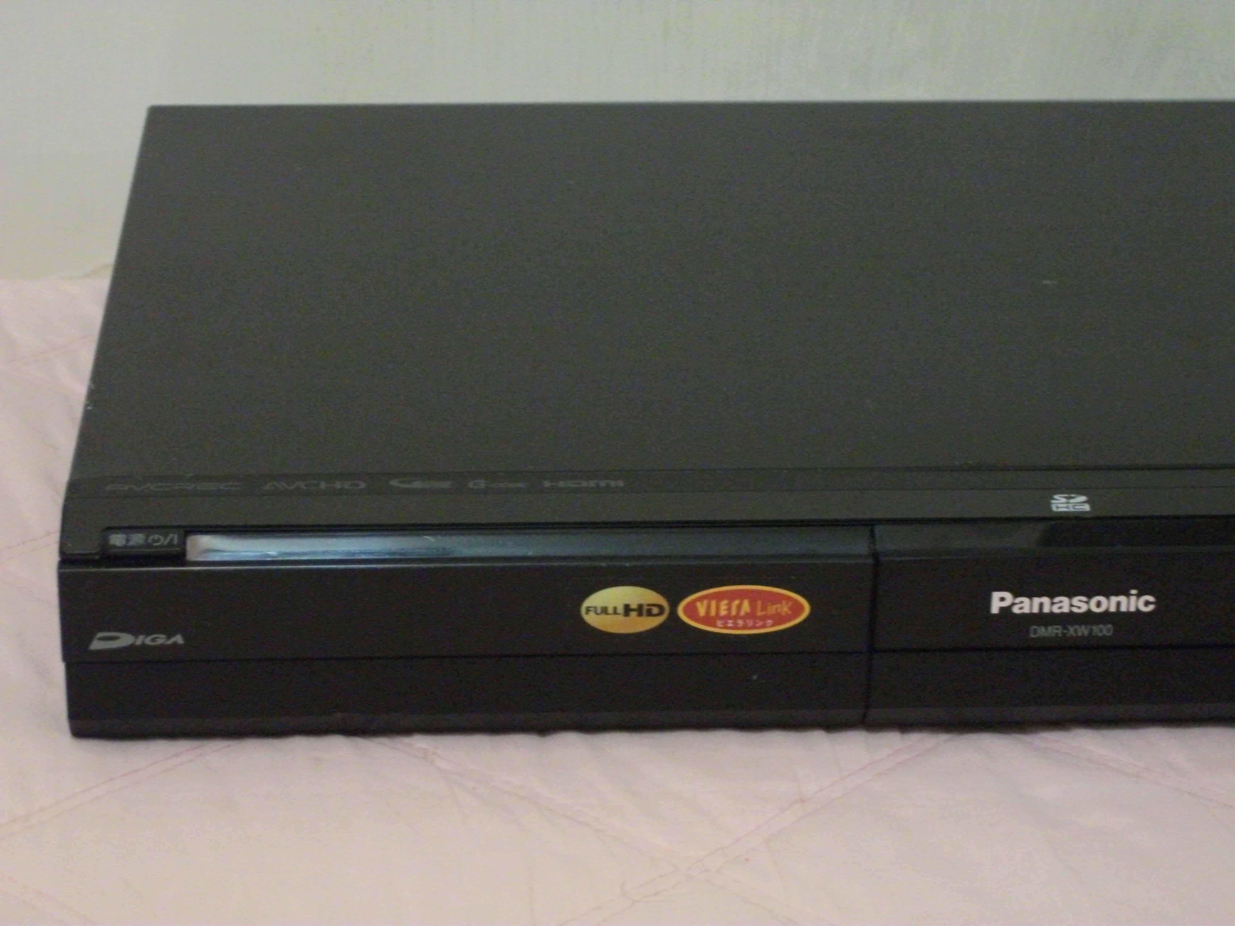 熱販売 Panasonic ハイビジョン DIGA DMR-XW100 DVDレコーダー