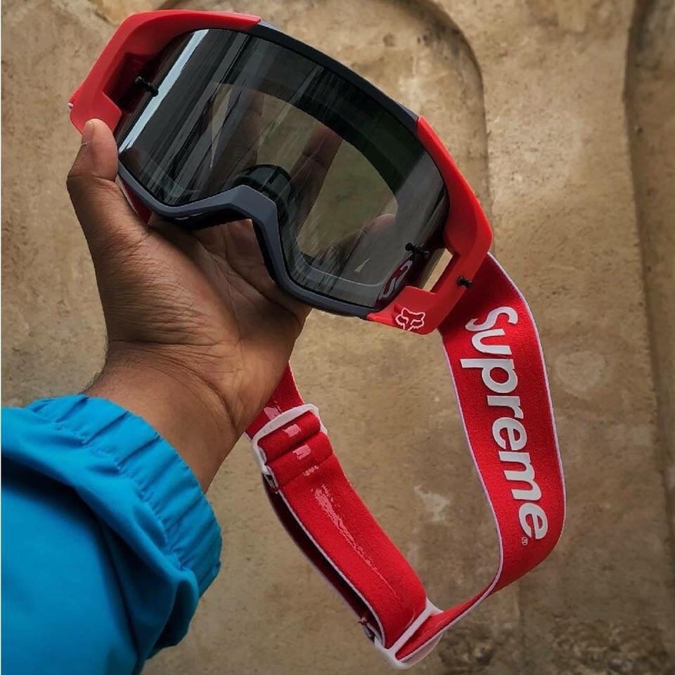 2018 S/S Supreme Fox Racing Vue Goggle 護目鏡紅| Yahoo奇摩拍賣