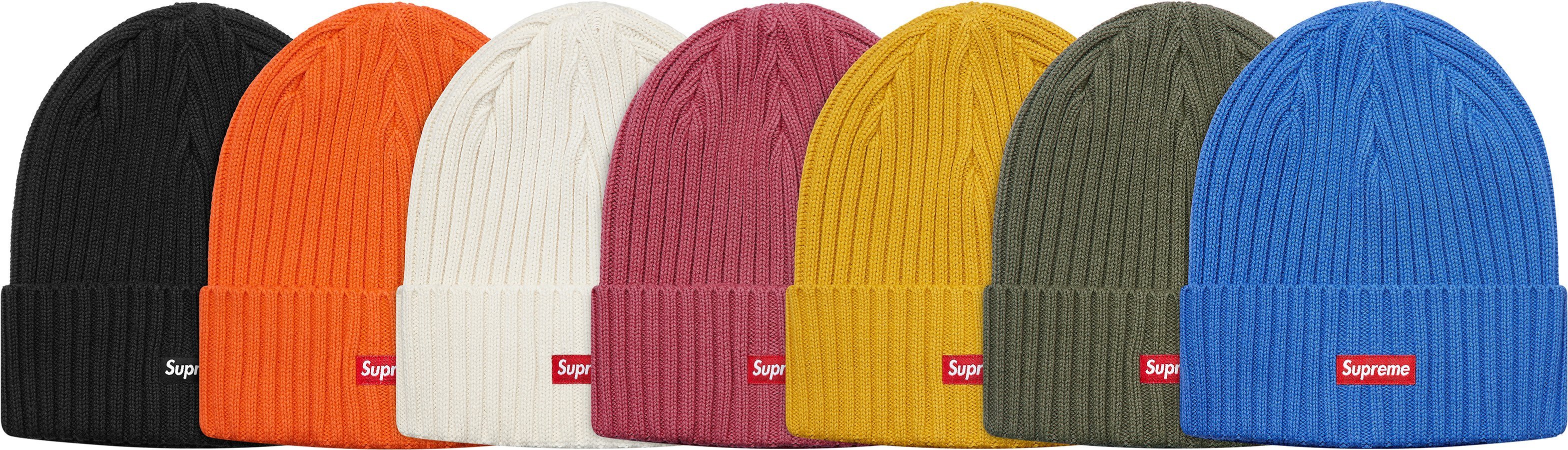 supreme 18SS Overdyed Ribbed Beanie-