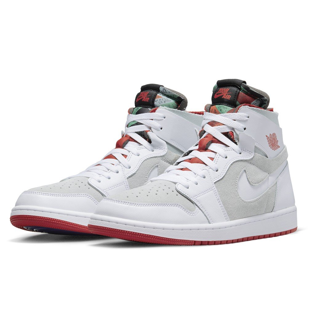 A-KAY0】NIKE AIR JORDAN 1 ZOOM CMFT HARE 兔寶寶白灰紅【CT0978-100