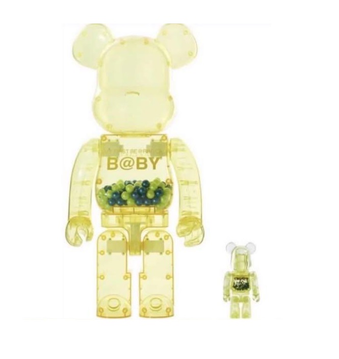 金錢貓雜貨全新Bearbrick 400% + 100% My First Baby Innersect