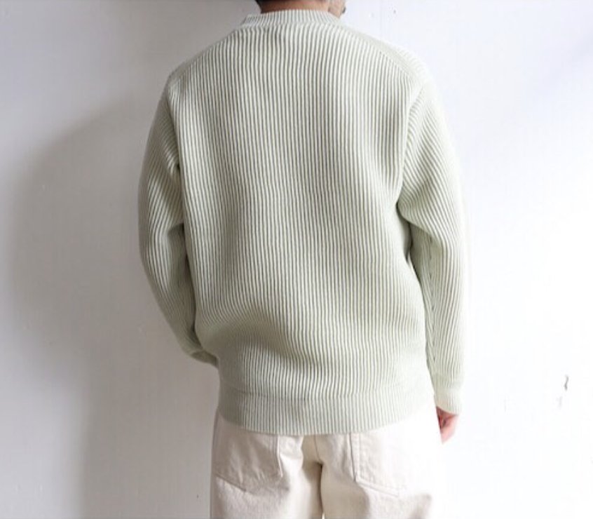 21SS AURALEE HEMP RIB KNIT BIG P/O - Light Green size:4 | Yahoo