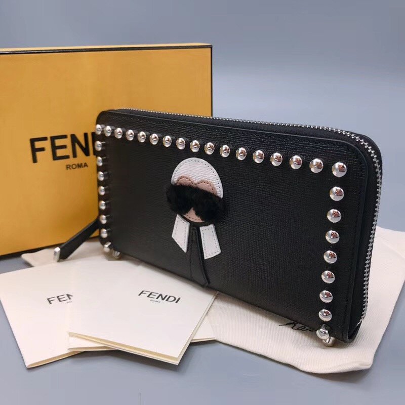 Shop FENDI KARLITO Long Wallets (8M0299) by gmichiko