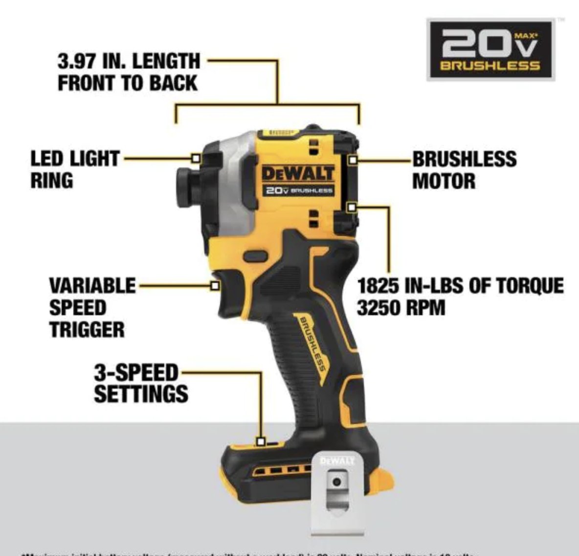 DeWalt得偉新款DCF850 DCF850B全新盒裝機長溝無碳刷20V衝擊起子機單機紙盒裝DCF887升級版