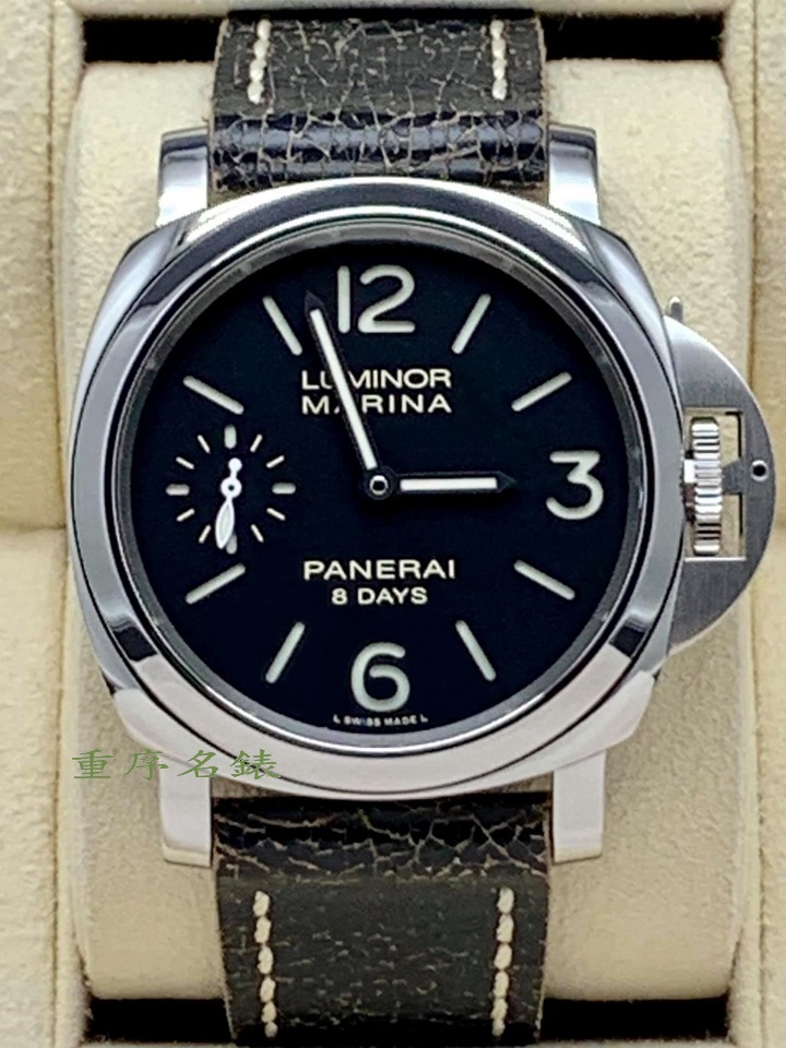 重序名錶 PANERAI 沛納海 LUMINOR PAM510 PAM00510 三明治面盤 8日鍊 小秒針 手上鍊腕錶