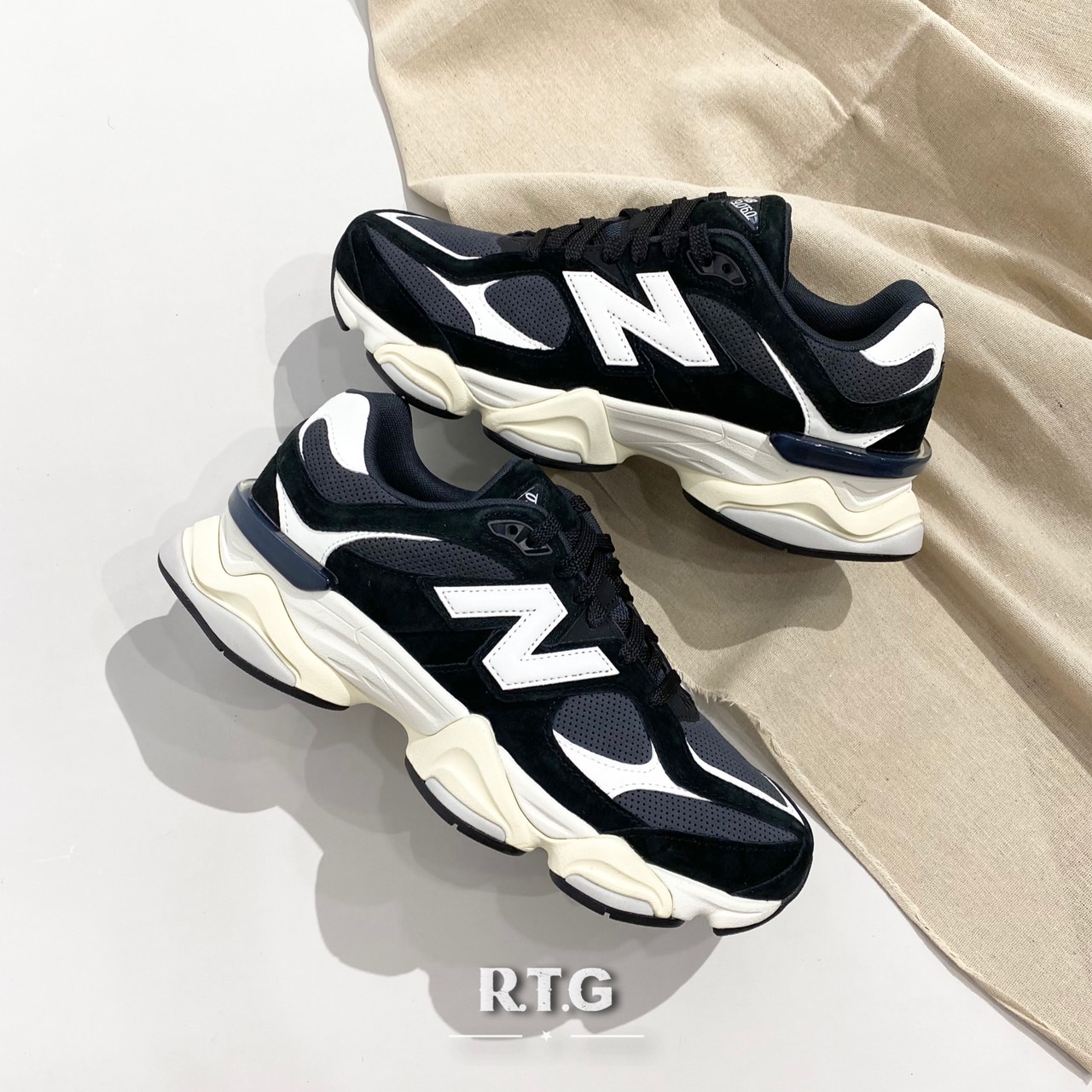 RTG】NEW BALANCE 9060 NB9060 U9060AAA 黑白IU著用款增高波浪男女鞋