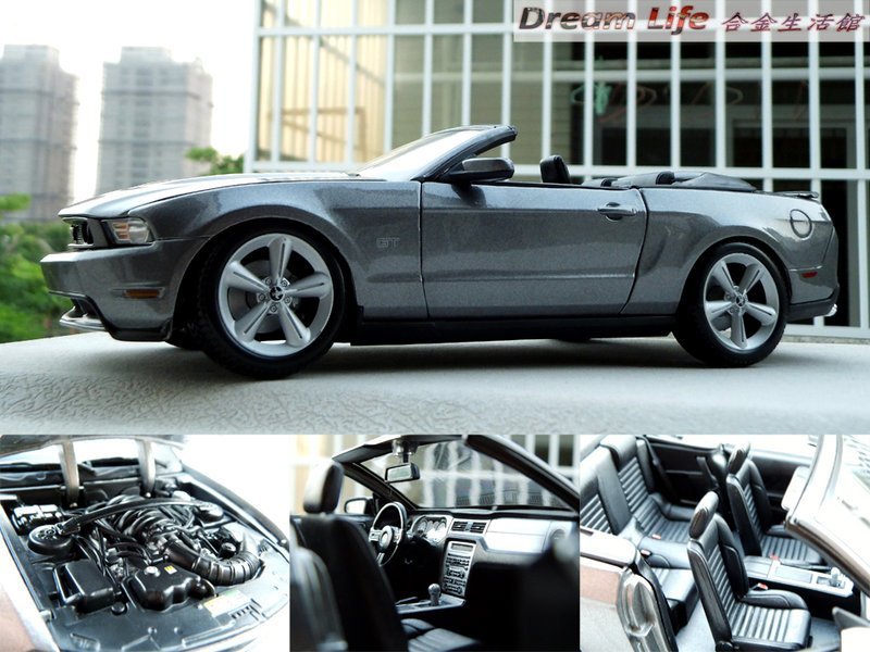 【Maisto 精品】2010 Ford Mustang GT 福特 野馬 超級敞篷跑車~全新品限量~促銷價!!