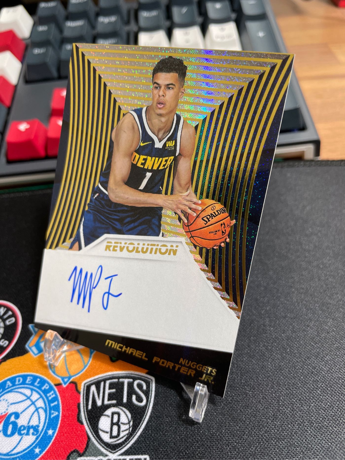 MPJ Michael Porter Jr. 親簽/卡面簽2018-19 Revolution革命RC 新人卡