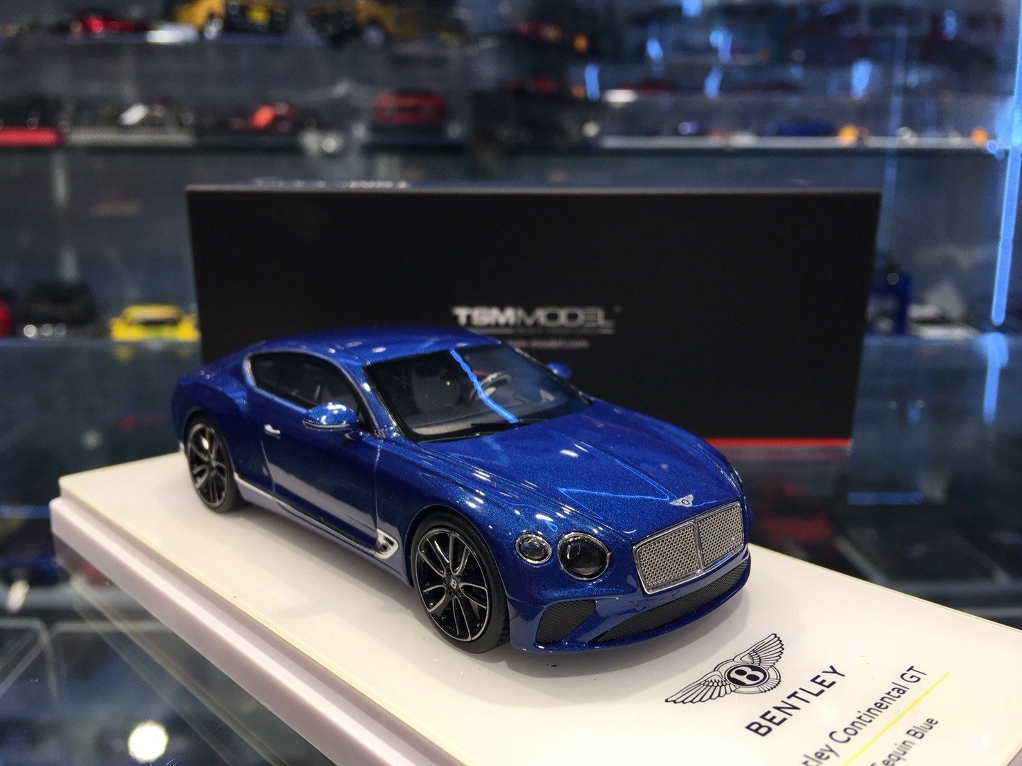 吉華科技＠ 1/43 TSM TSM430376 Bentley Continental GT Sequin 藍色