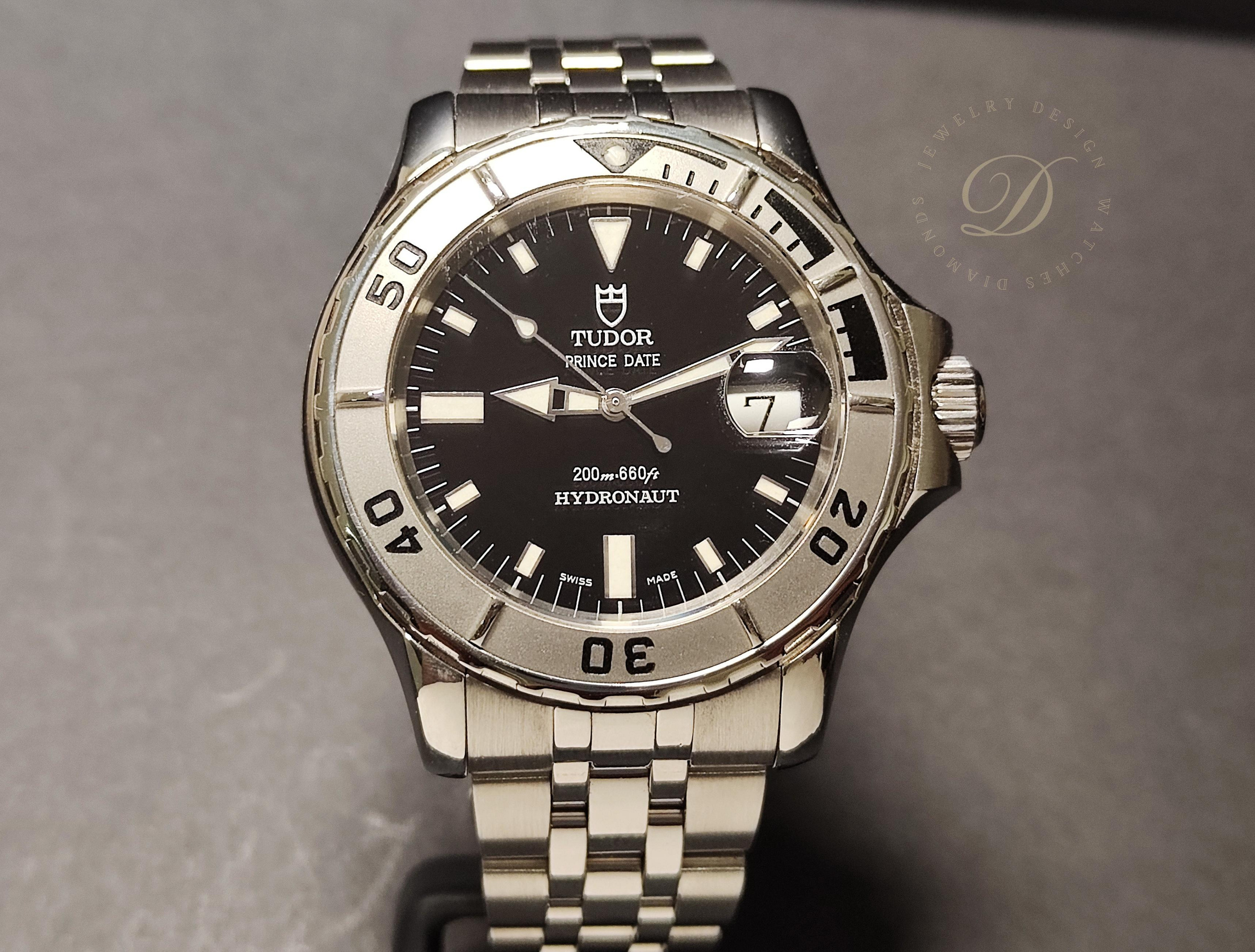 【低調的奢華】帝舵 TUDOR 經典Prince Date系列 89190 五株錶帶 自動上鍊 錶徑39mm 黑水鬼 絕版釋出