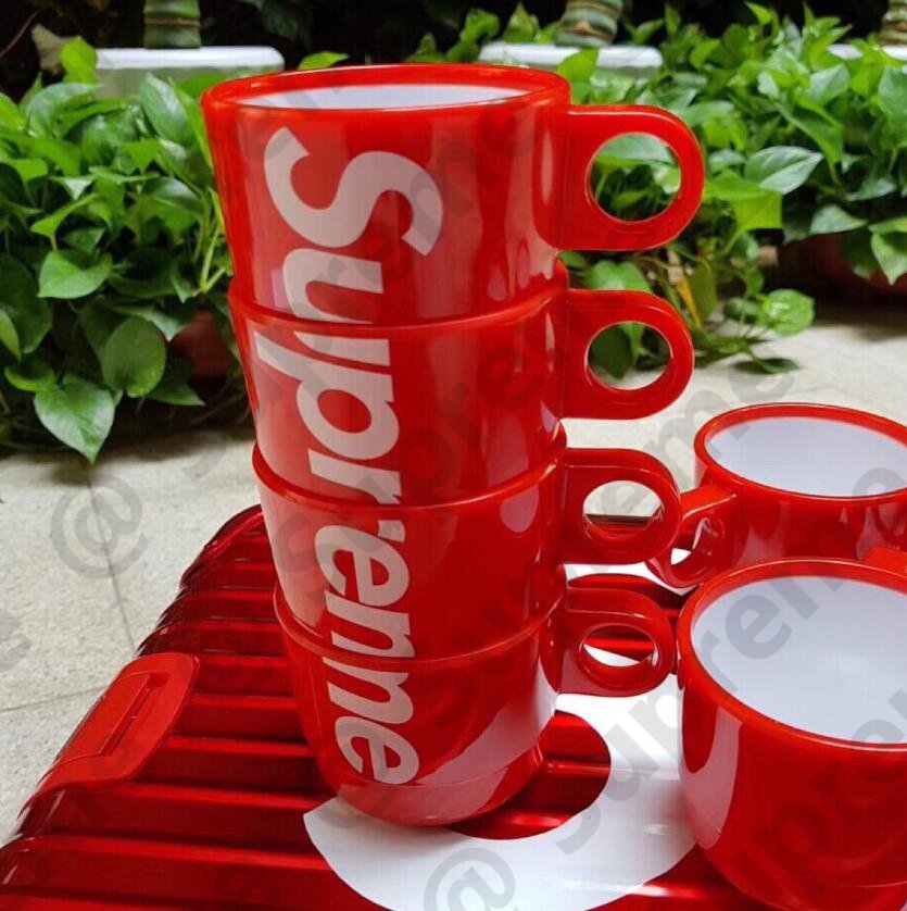 Supreme 18ss week1咖啡杯4支Stacking Cup Set | Yahoo奇摩拍賣