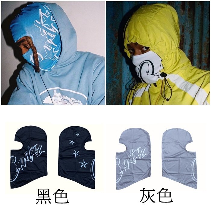 Cover Taiwan 官方直營Corteiz CRTZ 嘻哈滑雪面罩歹徒面罩墨綠藍色紫色