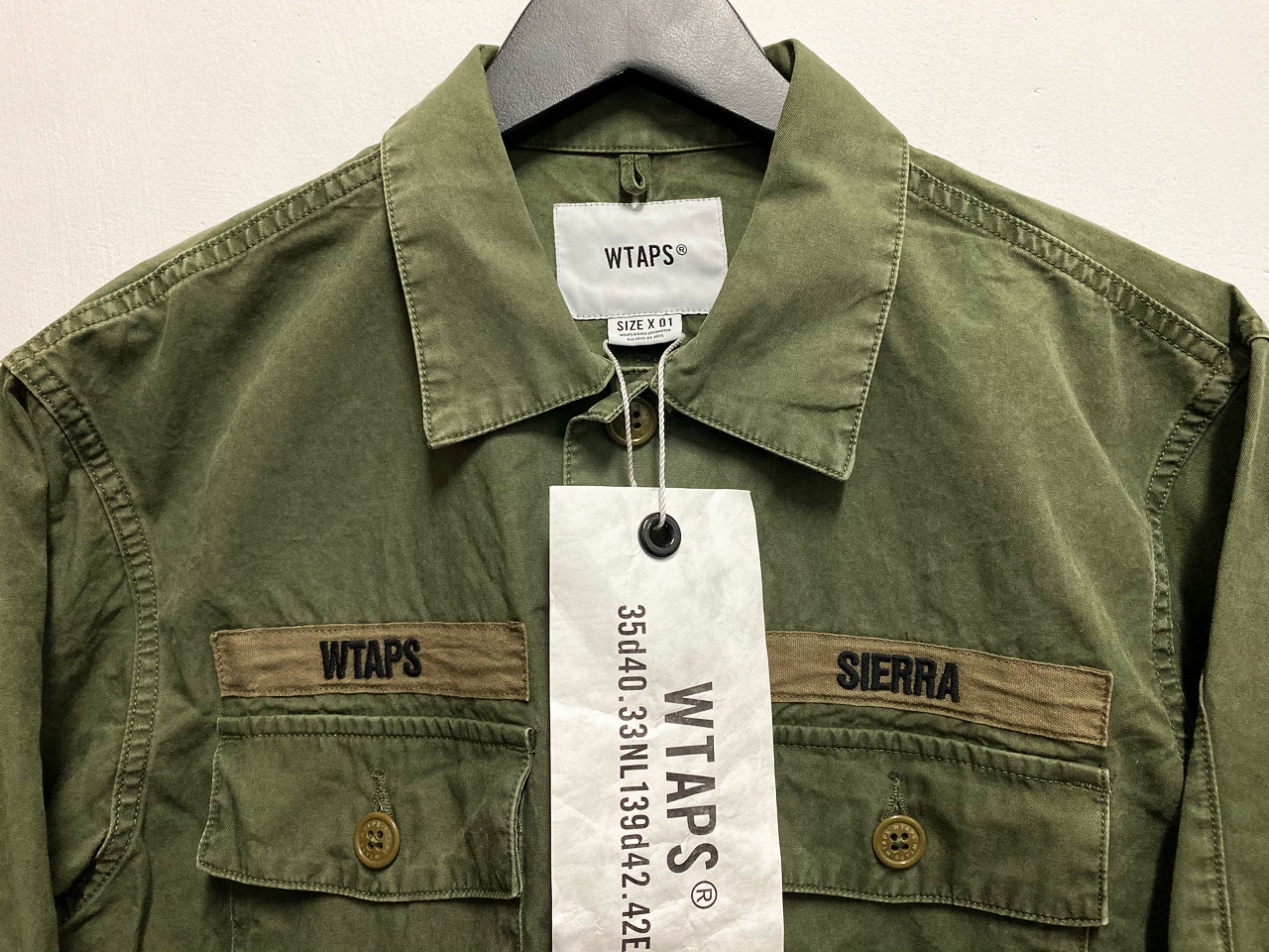 ネット店舗 wtaps buds shirt サイズs - メンズ